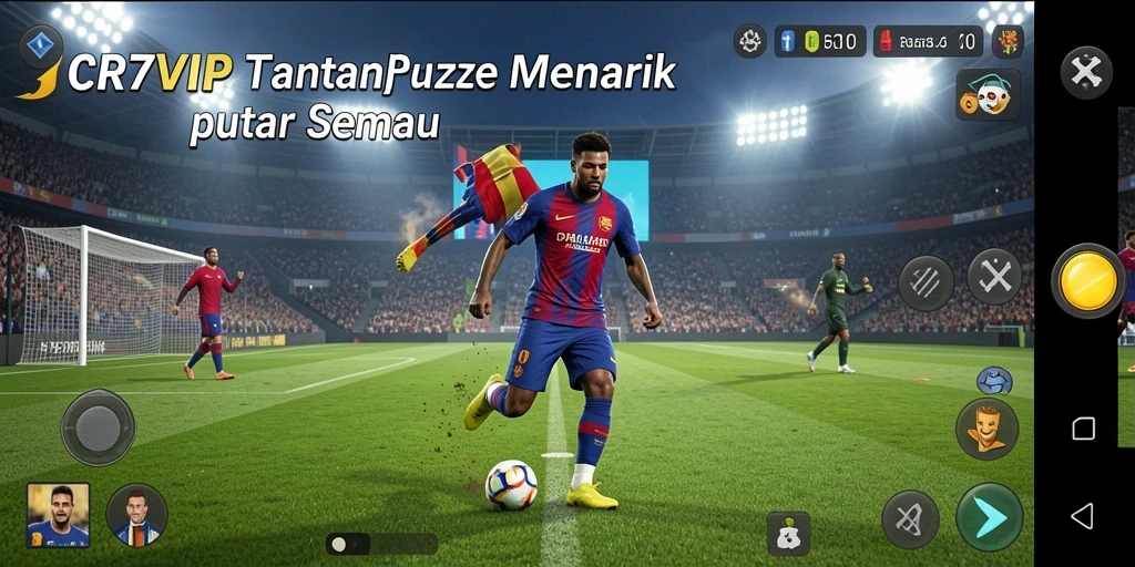 Tampilan menarik gameplay CR7VIP dalam menyelesaikan puzzle.
