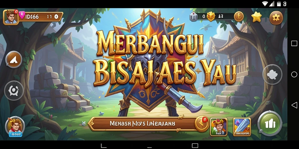 Tampilan gameplay menarik dari ID66 dengan elemen manajemen bisnis.