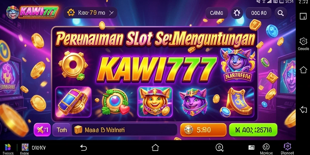 Screenshot gameplay KAWI777 yang menampilkan keseruan bermain Slot.