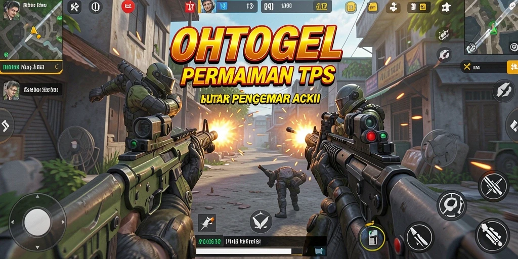 Tampilan gameplay menegangkan dari OHTOGEL saat beraksi di medan tempur.