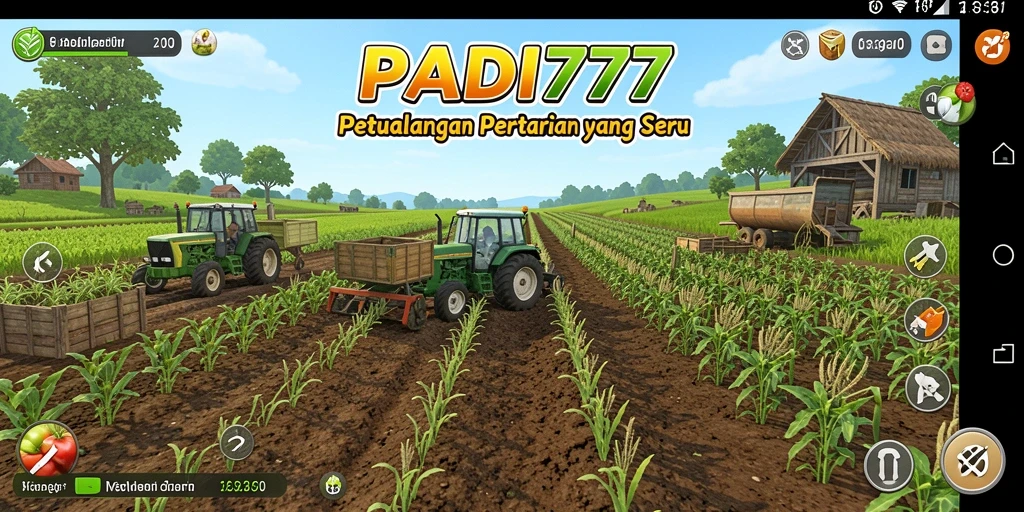 Tampilan gameplay PADI777 yang menarik dan interaktif dalam bertani.