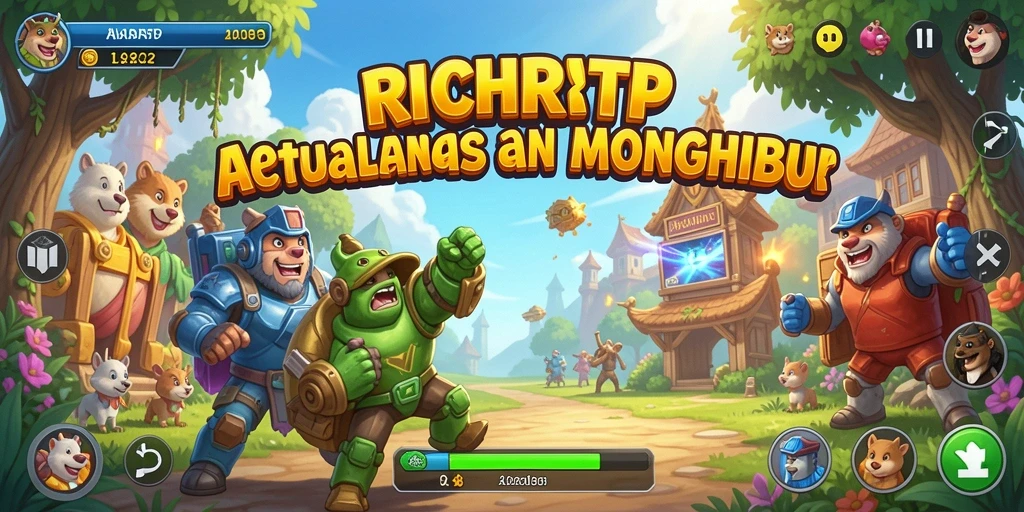 Screenshot gameplay RICHRTP yang menampilkan aksi seru dalam arcade.