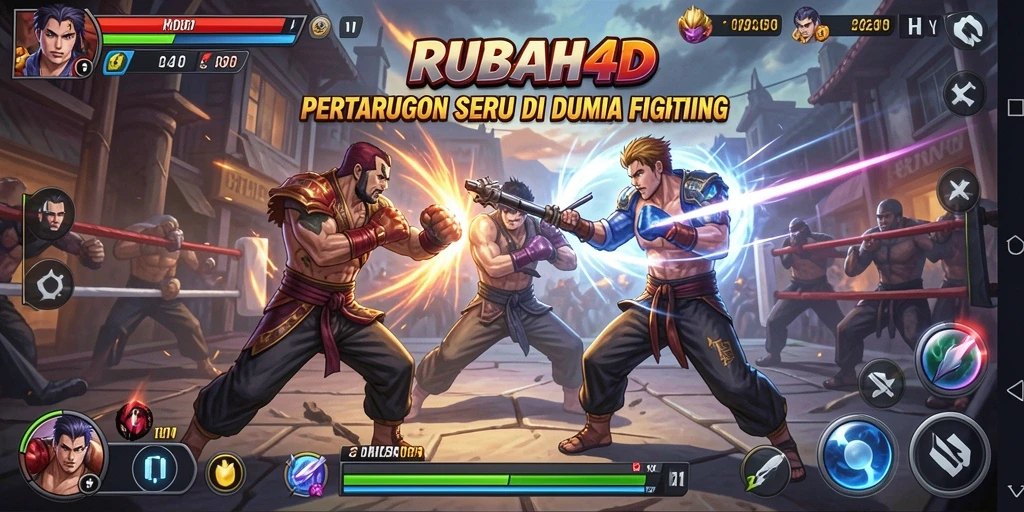Screenshot RUBAH4D menampilkan aksi pertarungan yang mendebarkan.